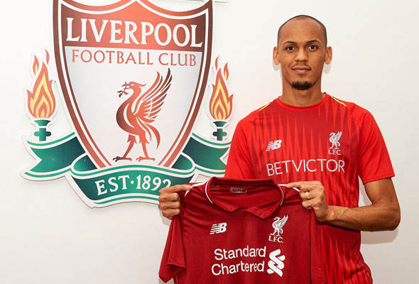 Fabinho milik Liverpool Fabinho milik Liverpool