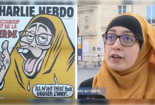Akhbar Charlie Hebdo hina gadis berhijab Akhbar Charlie Hebdo hina gadis berhijab