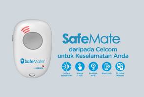 Peranti ini mudah digunakan dengan hanya tekan sekali untuk menghantar panggilan kecemasan kepada operasi perkhidmatan 24 jam SafeMate. Hati-hati! Pastikan ada SafeMate sebagai peranti perlindungan