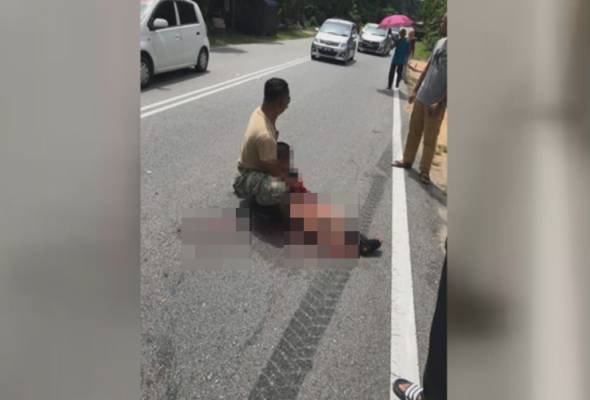 Kaki kanak-kanak 8 tahun hancur digilis lori pasir Kaki kanak-kanak 8 tahun hancur digilis lori pasir