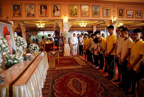 Remaja terperangkap Gua Tham Luang hadir majlis kesyukuran Remaja terperangkap Gua Tham Luang hadir majlis kesyukuran