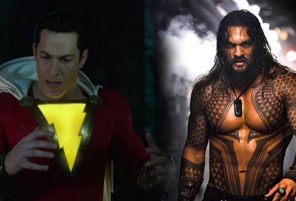 Trailer filem Aquaman, Shazam dipertonton sempena Comic Con Trailer filem Aquaman, Shazam dipertonton sempena Comic Con