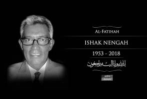 Ishak Nengah, 65 tahun, dikejarkan ke wad kecemasan Pusat Perubatan Universiti Malaya selepas mengalami kesukaran bernafas awal pagi tadi. Bekas personaliti TV, Ishak Nengah meninggal dunia