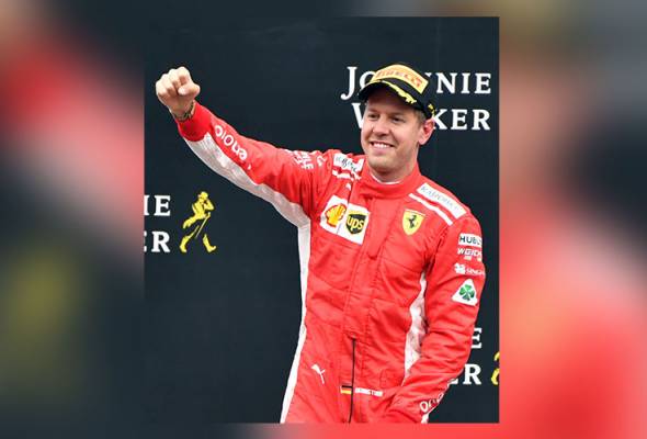 Sebastian Vettel menang perlumbaan GP Belgium Sebastian Vettel menang perlumbaan GP Belgium