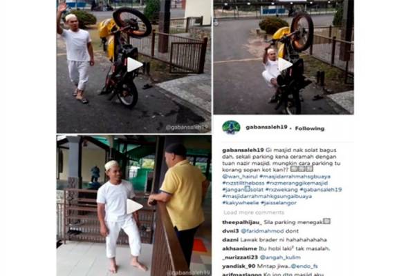'Ingat Allah, ajak kawan imarahkan masjid' - Kaki wheelie ditegur nazir 'Ingat Allah, ajak kawan imarahkan masjid' - Kaki wheelie ditegur nazir