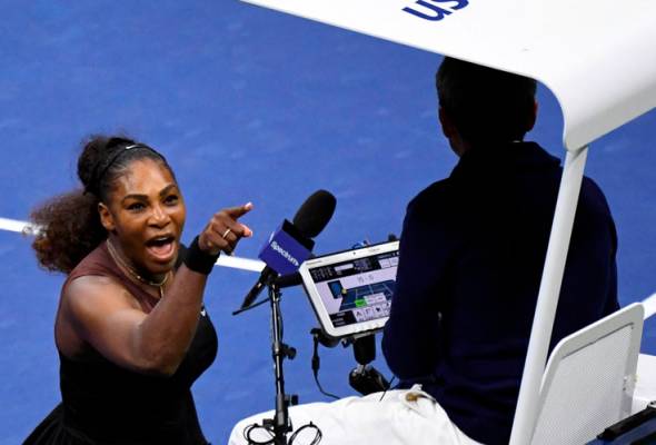 Langgar etika Terbuka AS, Serena Williams didenda ASD17,000 Langgar etika Terbuka AS, Serena Williams didenda ASD17,000