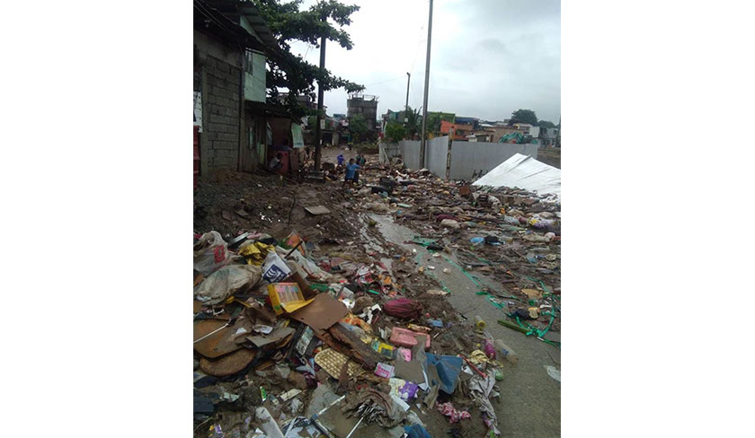 Over 14,000 residents were forced to leave their homes as winds reached over 90 kilometres per hour and the city’s river rose by over 17 meters. Lance Vinola / Ceritalah