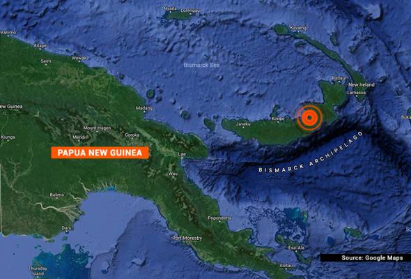 Gempa 7.0 magnitud landa Papua New Guinea Gempa 7.0 magnitud landa Papua New Guinea