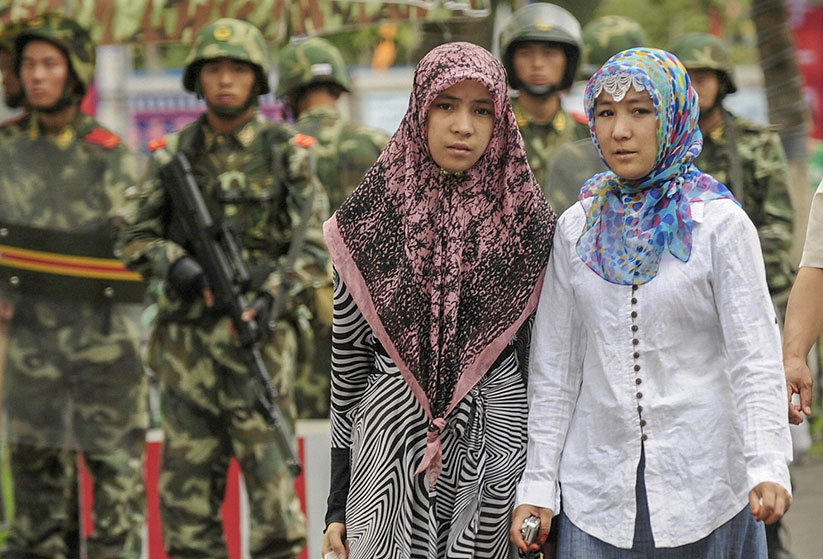 It is estimated that over 1 million Uyghur Muslims in the Xinjiang province have been detained and sent to 're-education centres' where they are physically and psychologically tortured. While countries have voiced criticism, no action has been taken. Peter Parks/AFP/Getty Images