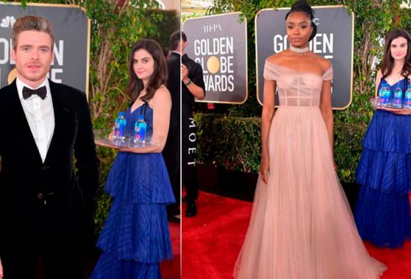 Dah kenapa gadis penghidang air ini 'sungguh-sungguh menghidang' di Golden Globe? Dah kenapa gadis penghidang air ini 'sungguh-sungguh menghidang' di Golden Globe?