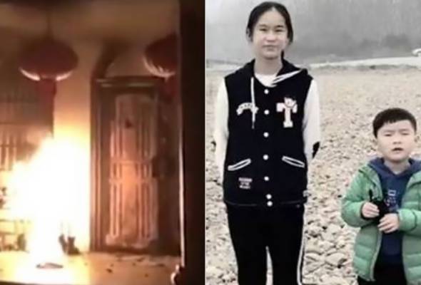 Kakak maut selamatkan adik dalam kebakaran Kakak maut selamatkan adik dalam kebakaran