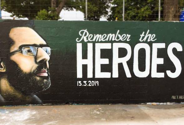 Tragedi solat Jumaat: Wira Christchurch diabadikan dalam mural Tragedi solat Jumaat: Wira Christchurch diabadikan dalam mural