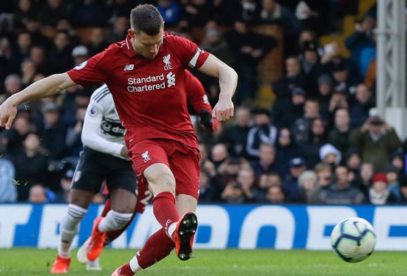 Penalti James Milner selamatkan maruah the Reds Penalti James Milner selamatkan maruah the Reds