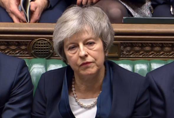Brexit: Theresa May berdepan tamparan kali ketiga Brexit: Theresa May berdepan tamparan kali ketiga
