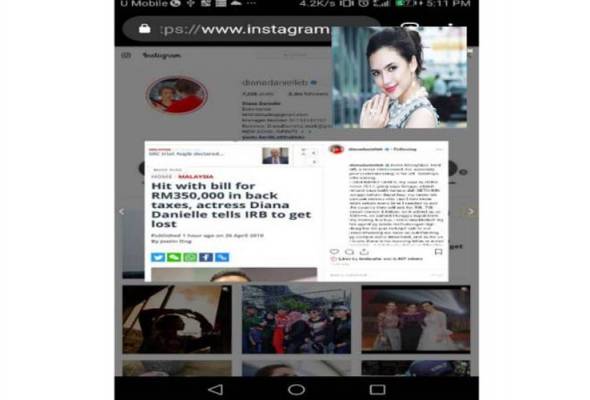 Isu tunggakan cukai RM350,000: LHDN ulas dakwaan Diana Danielle Isu tunggakan cukai RM350,000: LHDN ulas dakwaan Diana Danielle