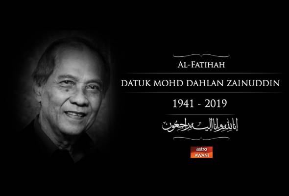Penyanyi era 70-an Dahlan Zainuddin meninggal dunia Penyanyi era 70-an Dahlan Zainuddin meninggal dunia