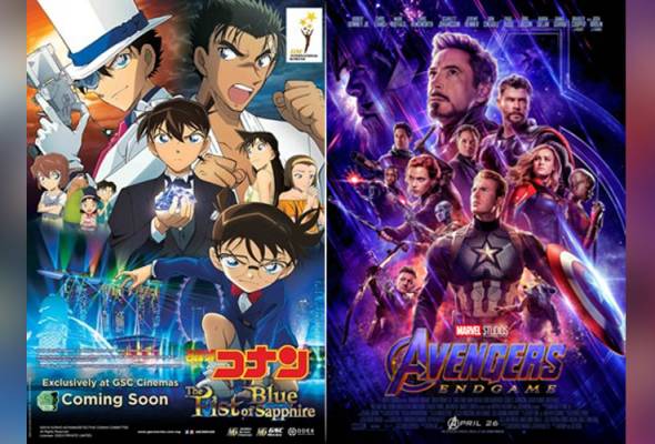 Detective Conan 'singkirkan' Avengers di Jepun Detective Conan 'singkirkan' Avengers di Jepun