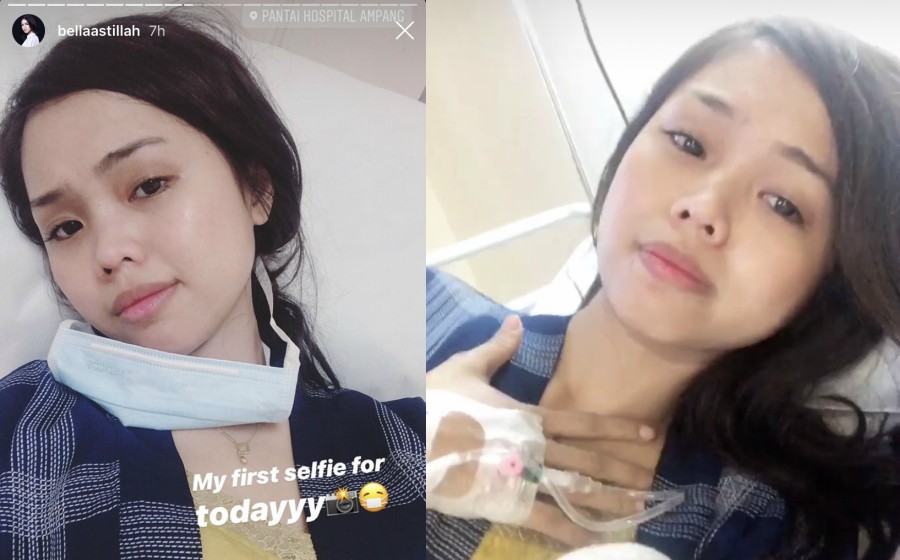 Saya okey sahaja jangan risau - Bella Astillah dimasukkan ke hospital Saya okey sahaja jangan risau - Bella Astillah dimasukkan ke hospital
