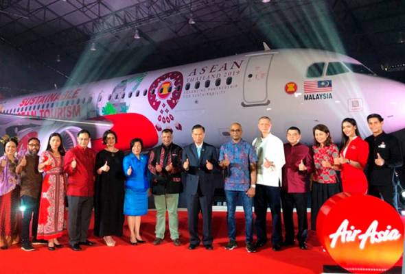 AirAsia lancar liveri ASEAN, seru pelancongan lestari AirAsia lancar liveri ASEAN, seru pelancongan lestari