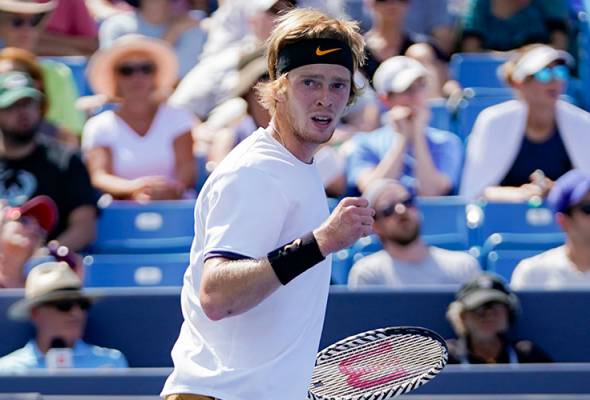 Federer disingkirkan Rublev di Cincinnati Federer disingkirkan Rublev di Cincinnati