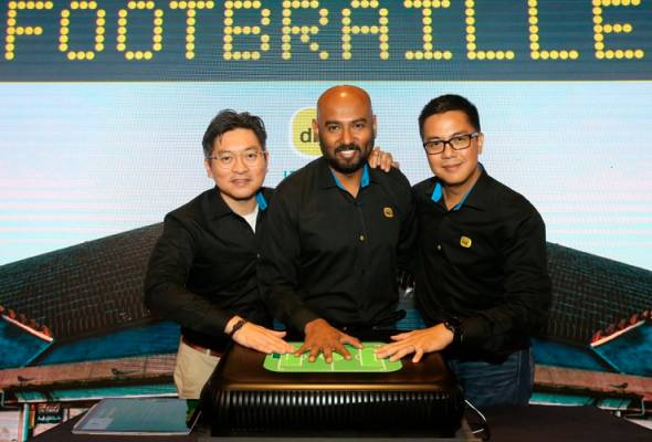 Digi cipta 'Footbraille', bantu OKU penglihatan nikmati perlawanan bola sepak Digi cipta 'Footbraille', bantu OKU penglihatan nikmati perlawanan bola sepak