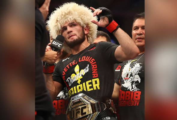 Khabib tunai janji derma RM417,000 hasil jualan baju Poirier kepada tabung amal Khabib tunai janji derma RM417,000 hasil jualan baju Poirier kepada tabung amal