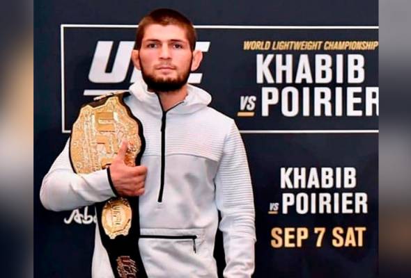Khabib tumpaskan Poirier, kekalkan kejuaraan lightweight UFC Khabib tumpaskan Poirier, kekalkan kejuaraan lightweight UFC