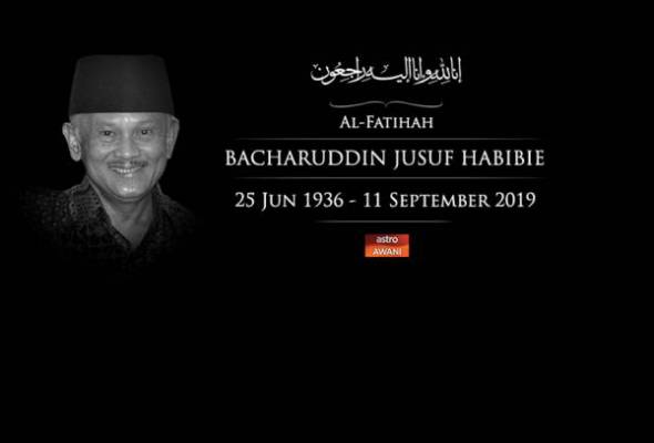 Pemergian BJ Habibie satu kehilangan besar - Tun Mahathir Pemergian BJ Habibie satu kehilangan besar - Tun Mahathir