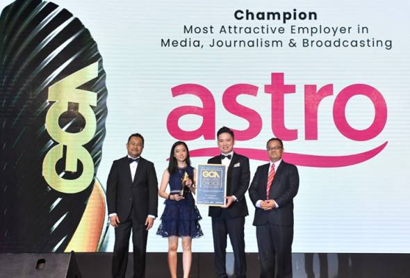 Astro rangkul anugerah Majikan Paling Menarik Pilihan Graduan Malaysia Astro rangkul anugerah Majikan Paling Menarik Pilihan Graduan Malaysia