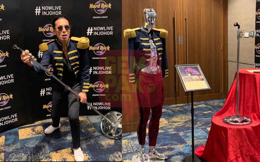 'Ini adalah momen epik!' - Jaket, 'mic stand' Amy Search dipamerkan di Hard Rock Cafe 'Ini adalah momen epik!' - Jaket, 'mic stand' Amy Search dipamerkan di Hard Rock Cafe