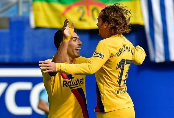 Gandingan dengan Messi, Suarez bertambah baik - Griezmann Gandingan dengan Messi, Suarez bertambah baik - Griezmann