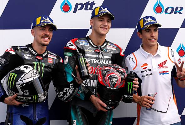 Quartararo sambar petak pertama GP Thailand Quartararo sambar petak pertama GP Thailand