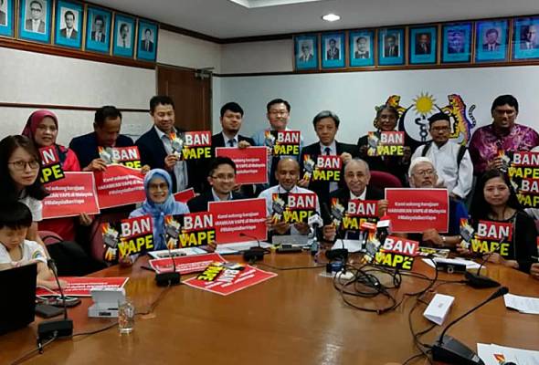 NGO gesa pengharaman vape secara menyeluruh NGO gesa pengharaman vape secara menyeluruh
