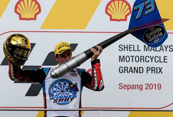 Marquez juarai Moto2, Binder menang perlumbaan di Sepang Marquez juarai Moto2, Binder menang perlumbaan di Sepang