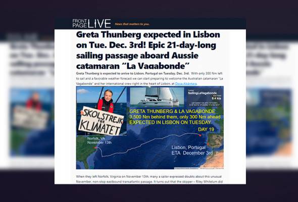 Di manamu Greta? COP25, 2 Disember bermula Di manamu Greta? COP25, 2 Disember bermula