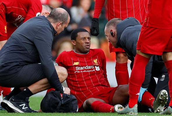 Piala Dunia Kelab: Masalah paha jejas Wijnaldum Piala Dunia Kelab: Masalah paha jejas Wijnaldum