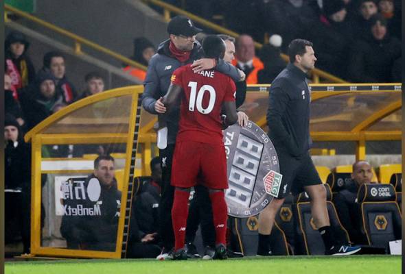 Mane alami kecederaan hamstring - Klopp Mane alami kecederaan hamstring - Klopp