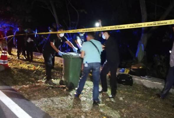 Rangka manusia ditemui dalam tong sampah Rangka manusia ditemui dalam tong sampah