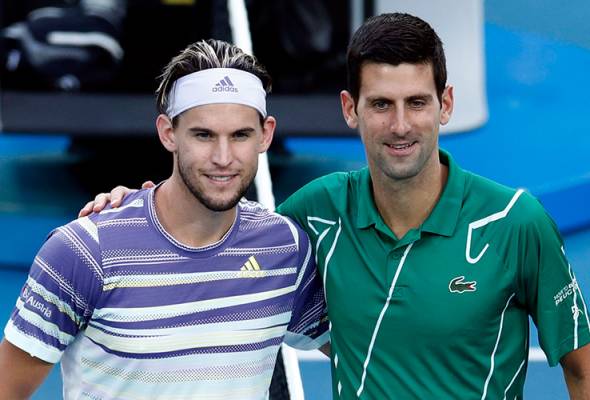 Thiem, kamu pasti akan jadi jaguh Grand Slam satu hari nanti - Djokovic Thiem, kamu pasti akan jadi jaguh Grand Slam satu hari nanti - Djokovic