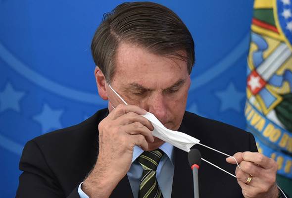 Presiden Brazil antara 1.63 juta yang disahkan positif COVID-19 Presiden Brazil antara 1.63 juta yang disahkan positif COVID-19