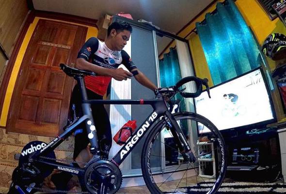 Guna basikal simulator lepas 'ketagih' - Harrif Guna basikal simulator lepas 'ketagih' - Harrif
