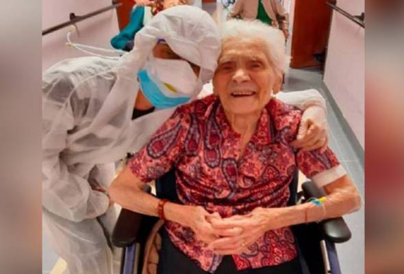 Nenek 104 tahun pulih COVID-19 Nenek 104 tahun pulih COVID-19