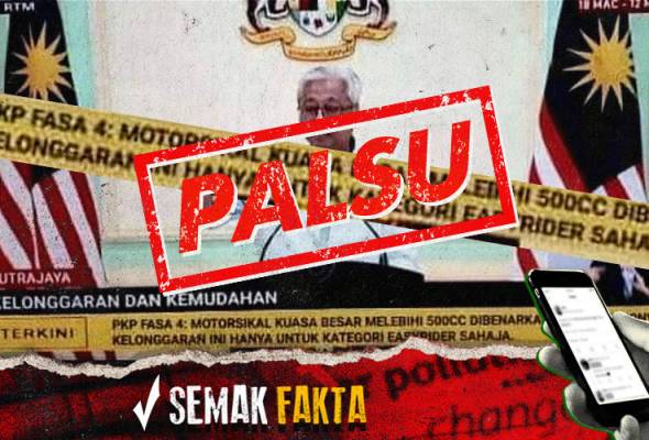 Semak Fakta: Astro AWANI nafi siar berita 'motosikal kuasa besar dibenar berkonvoi' Semak Fakta: Astro AWANI nafi siar berita 'motosikal kuasa besar dibenar berkonvoi'
