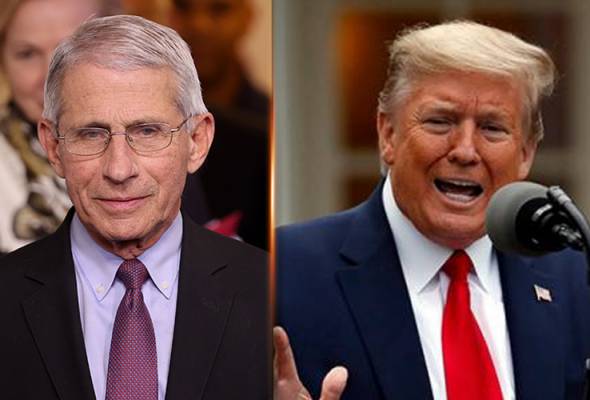 Trump gelar Fauci 'masalah besar', dakwa korban di AS mungkin cecah 800,000 Trump gelar Fauci 'masalah besar', dakwa korban di AS mungkin cecah 800,000