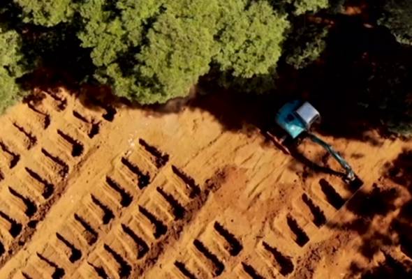COVID-19: Ribuan kubur digali, Brazil sedia berdepan lebih banyak kematian COVID-19: Ribuan kubur digali, Brazil sedia berdepan lebih banyak kematian