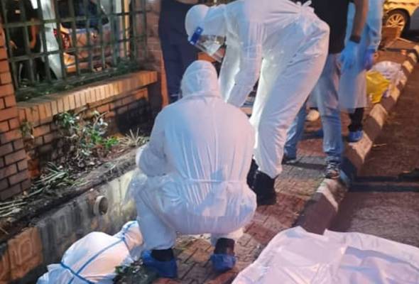 Polis jumpa mayat wanita warga emas terbaring dalam longkang Polis jumpa mayat wanita warga emas terbaring dalam longkang