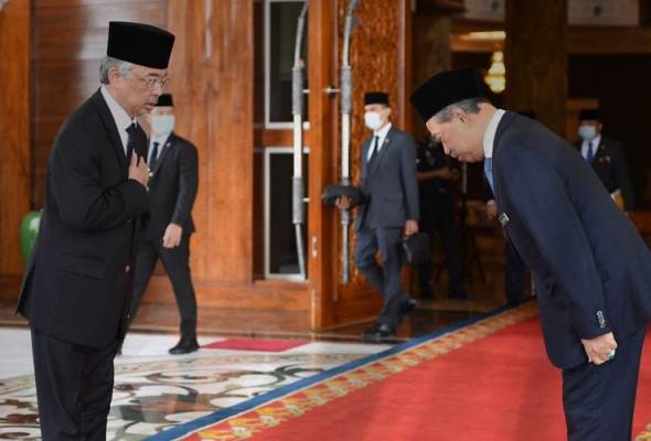 Agong berkenan terima menghadap Muhyiddin untuk mesyuarat Pra-Kabinet Agong berkenan terima menghadap Muhyiddin untuk mesyuarat Pra-Kabinet