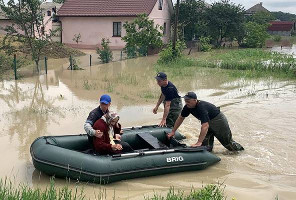 Banjir terburuk sejak 2008, Ukraine mohon bantuan EU, NATO Banjir terburuk sejak 2008, Ukraine mohon bantuan EU, NATO