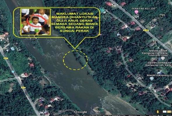 Operasi SAR kanak-kanak lemas di Sungai Perak diperluas 7km Operasi SAR kanak-kanak lemas di Sungai Perak diperluas 7km