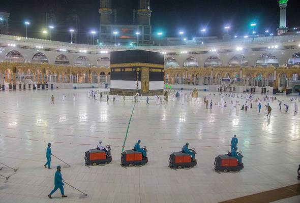 Berbeza dengan tahun sebelum ini, ibadah Haji tahun ini dilaksana pada skala kecil Berbeza dengan tahun sebelum ini, ibadah Haji tahun ini dilaksana pada skala kecil